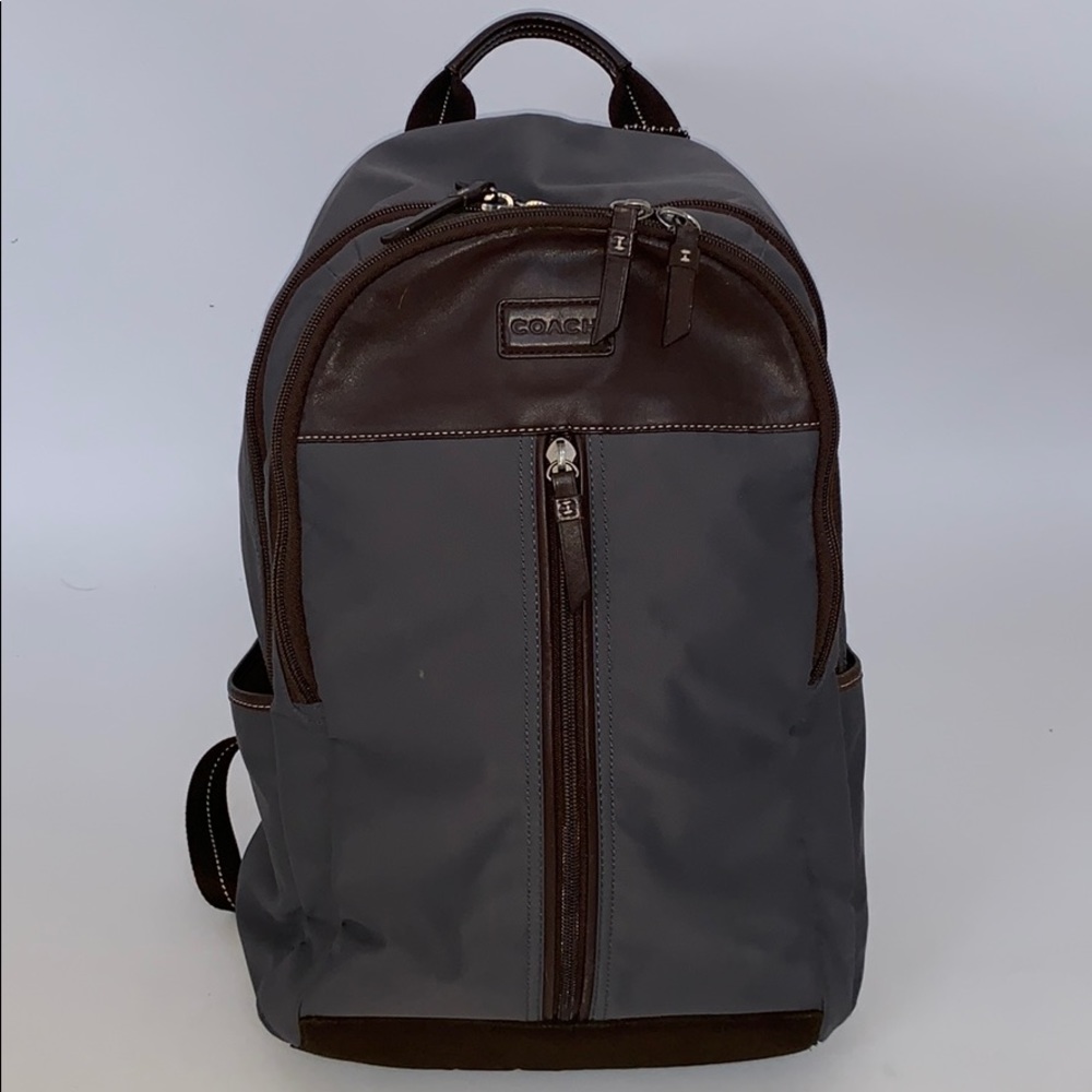 SOLD! Coach Varick Nylon w/Leather trim Backpack
